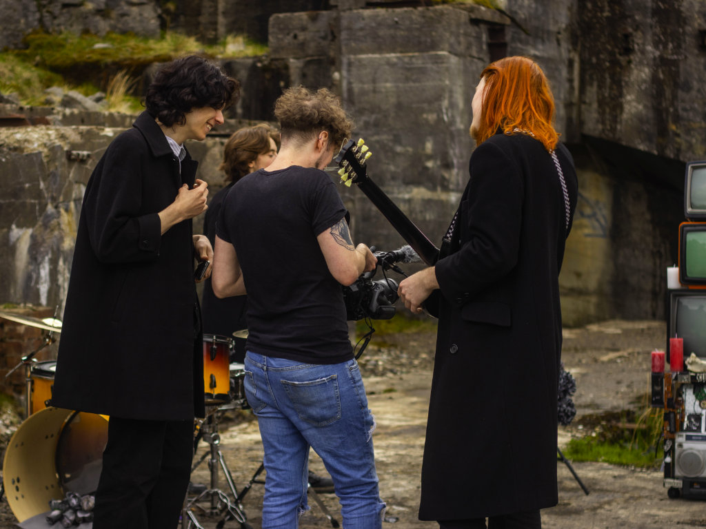 Music video shoot