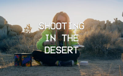 Filming in The Deserts of California
